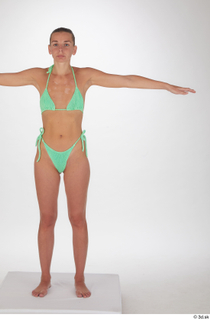 Arina Shy green bikini standing t poses whole body 0001.jpg